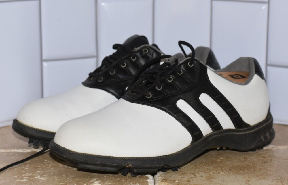 Adidas Golf Cleats Z-TRAXION TOUR White & Black Ladies Size 7